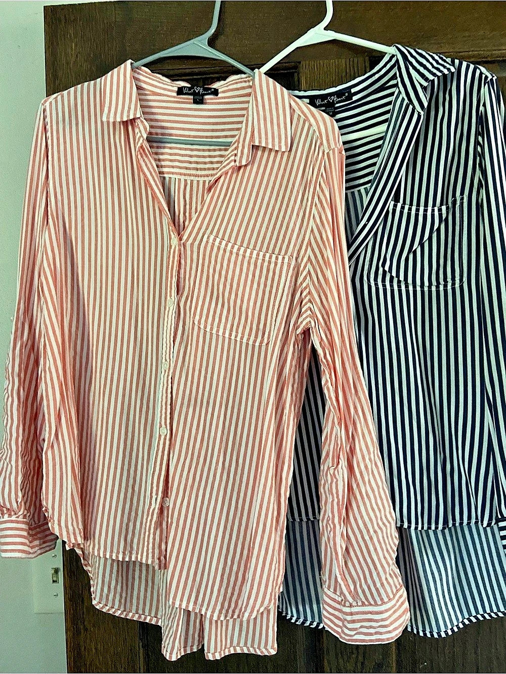 Velvet Heart Striped Button Down shirts 
(Bundle of 2)